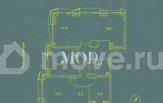 3-комн. квартира, 83.6 м2, 4/6 эт. Москва