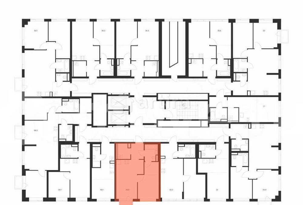 1-комн. квартира, 36.8 м2, 8/16 эт. Москва - изображение 2