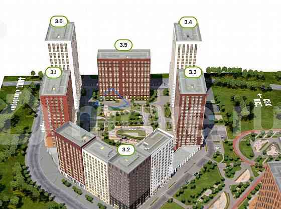 Студия, 23.8 м2, 4/14 эт. Москва