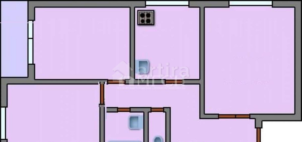 3-комн. квартира, 61.7 м2, 5/14 эт. Москва - изображение 9