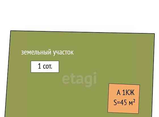 Дом, 45 м2, 1 сотка, 1 эт. Тюмень