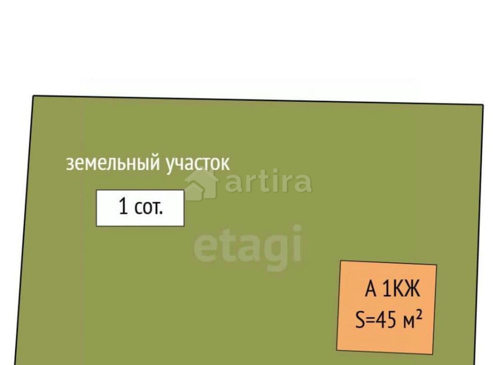 Дом, 45 м2, 1 сотка, 1 эт. Тюмень - изображение 2