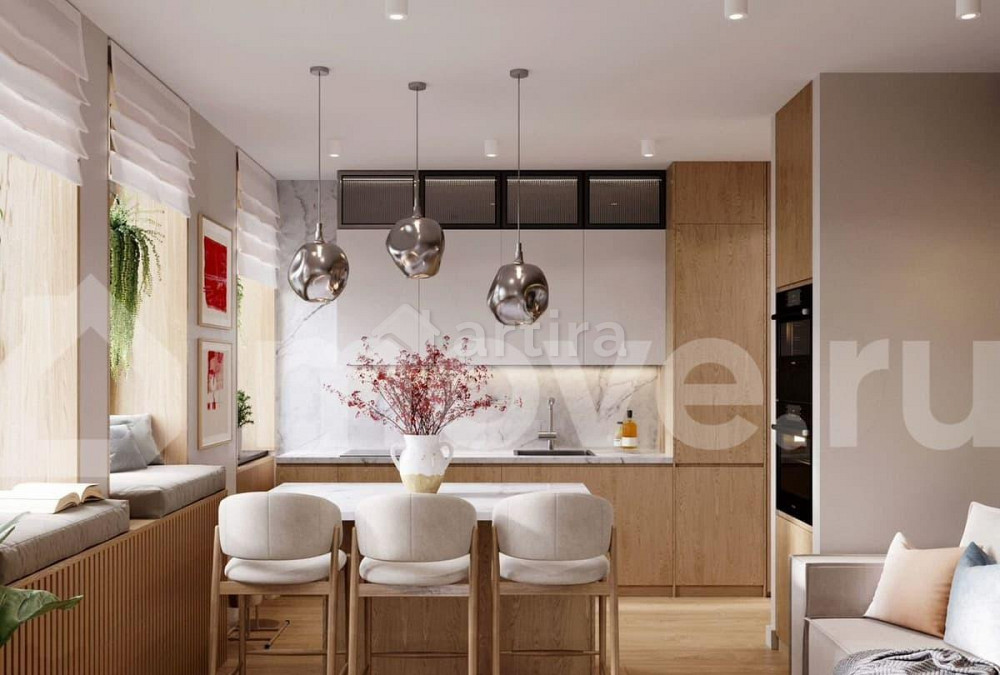 2-комн. квартира, 51.8 м2, 9/12 эт. Москва - изображение 3