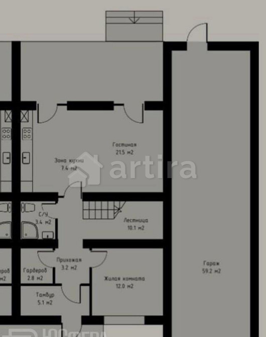 Таунхаус, 228 м2, 4 сотки, 2 эт. Краснослободск - изображение 8