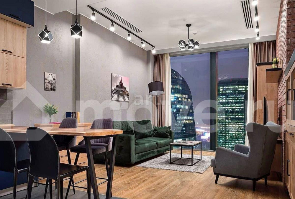 2-комн. апарт-ы, 60 м2, 47/78 эт. Москва - изображение 1