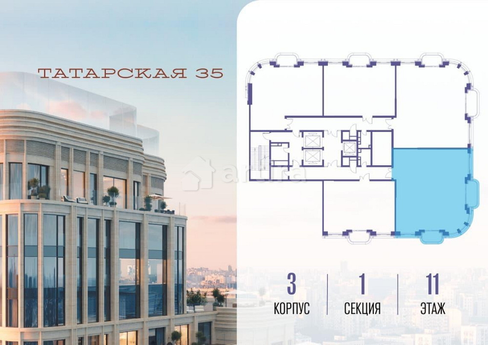 3-комн. квартира, 125.2 м2, 11/24 эт. Москва - изображение 18