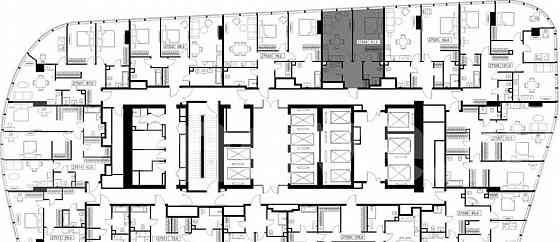 1-комн. квартира, 51.5 м2, 75/90 эт. Москва