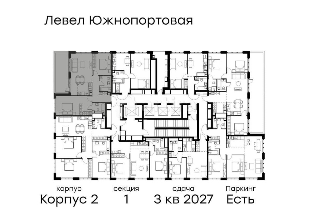 3-комн. квартира, 77.6 м2, 36/47 эт. Москва - изображение 11