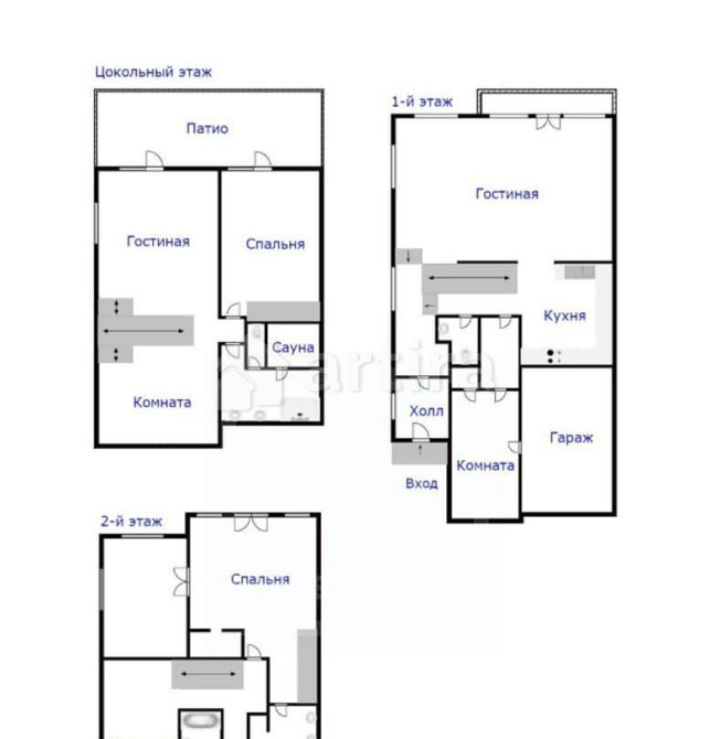 Коттедж, 340 м2, 2 сотки, 3 эт. Москва - изображение 4