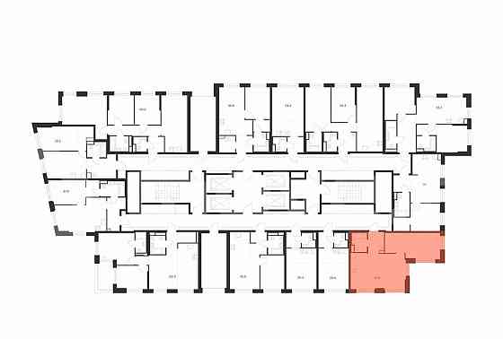 1-комн. квартира, 47.9 м2, 35/43 эт. Москва