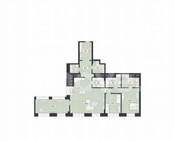 4-комн. квартира, 152.7 м2, 27/27 эт. Москва