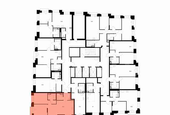 2-комн. квартира, 59.3 м2, 9/18 эт. Москва
