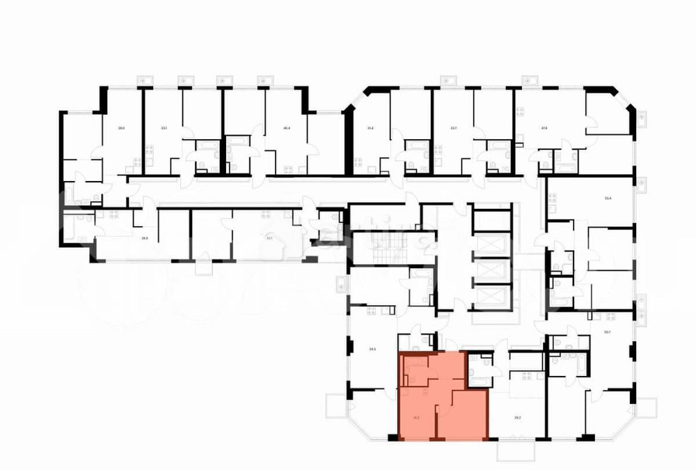 1-комн. квартира, 31.2 м2, 4/23 эт. Москва - изображение 3