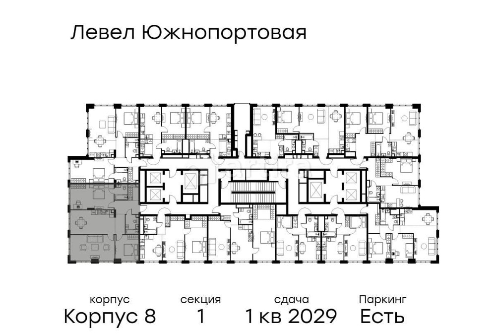 3-комн. квартира, 93.7 м2, 33/49 эт. Москва - изображение 3