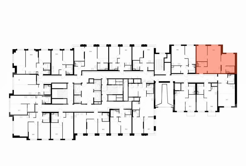 2-комн. квартира, 58.3 м2, 4/29 эт. Москва - изображение 3