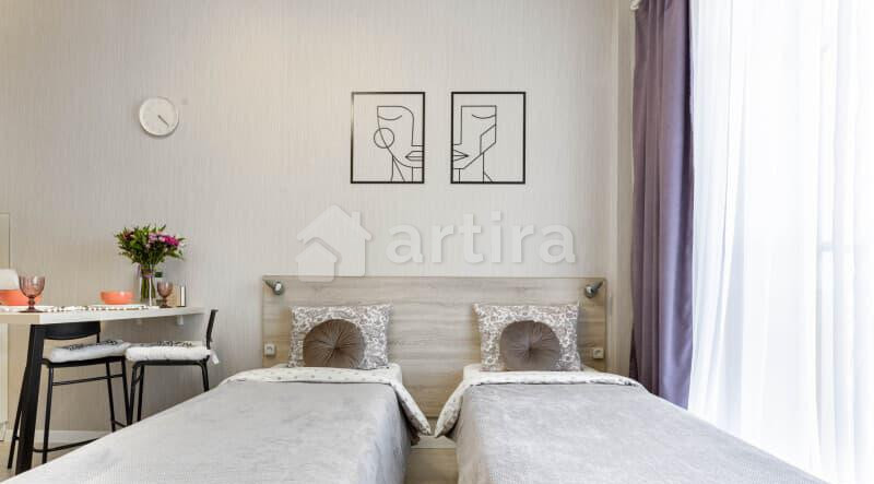 1-комн. апарт-ы, 27 м2, 20/22 эт. Санкт-Петербург - изображение 18