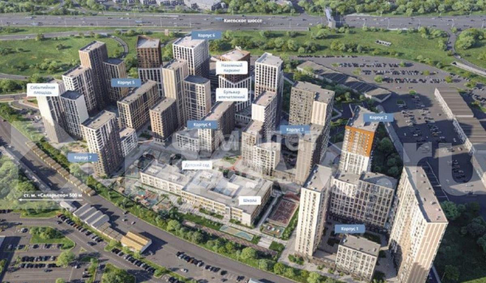 Студия, 25.9 м2, 9/25 эт. Москва - изображение 3