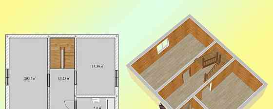 Дом, 106.4 м2, 4 сотки, 2 эт. Ломоносов