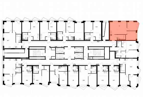 2-комн. квартира, 51 м2, 8/31 эт. Москва
