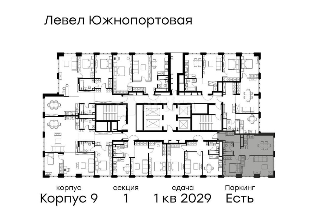 2-комн. квартира, 58.2 м2, 40/49 эт. Москва - изображение 3