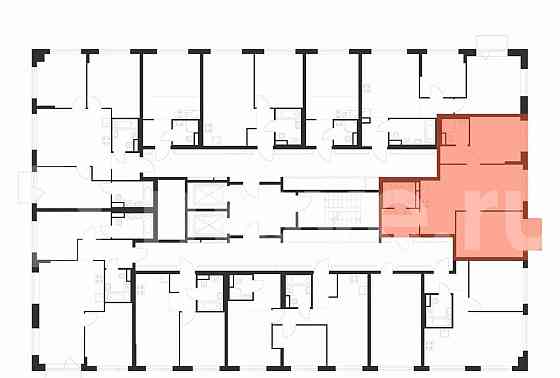2-комн. квартира, 60.9 м2, 8/16 эт. Москва
