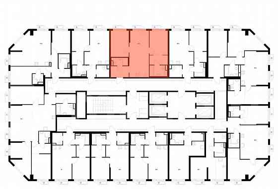 2-комн. квартира, 58.9 м2, 10/32 эт. Москва