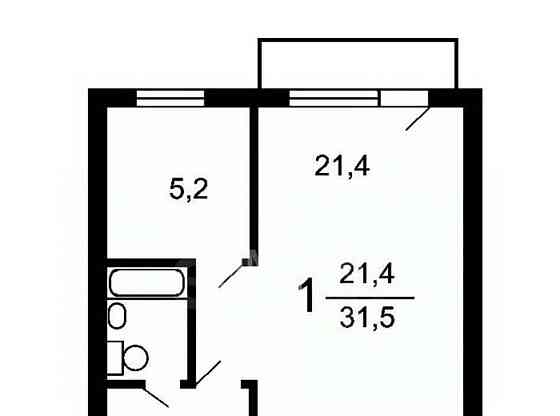 Комната, 21.4 м2, 7/9 эт. Москва