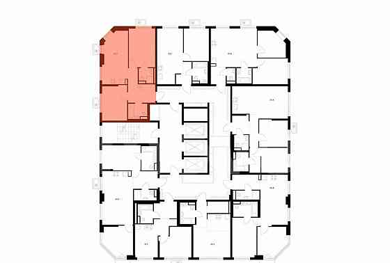 2-комн. квартира, 52.2 м2, 17/23 эт. Москва