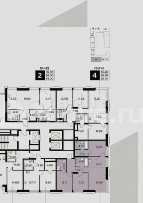 4-комн. квартира, 88.5 м2, 30/35 эт. Москва - изображение 7