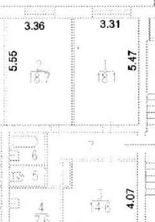 3-комн. квартира, 72.2 м2, 1/5 эт. Москва