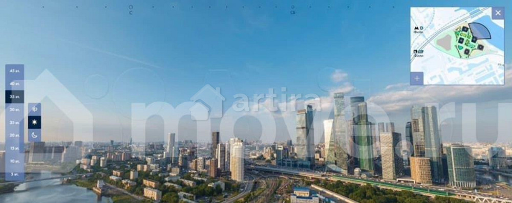 4-комн. квартира, 122.2 м2, 34/46 эт. Москва - изображение 2