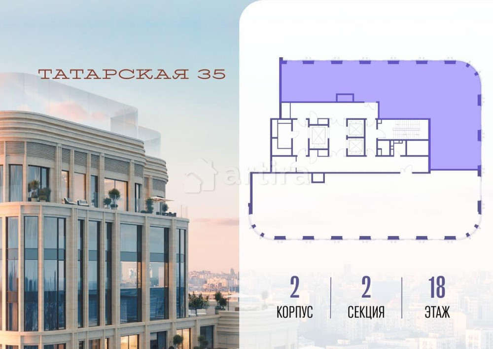 4-комн. квартира, 177.6 м2, 18/19 эт. Москва - изображение 7