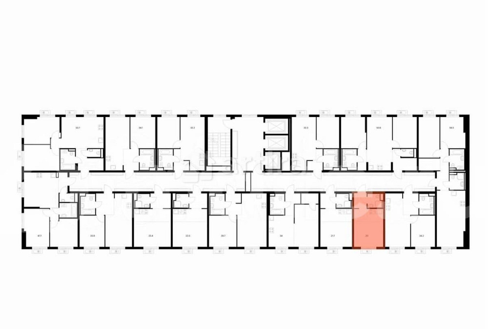 Студия, 20 м2, 15/27 эт. Москва - изображение 1