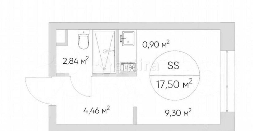Студия, 17.5 м2, 20/21 эт. Москва - изображение 5