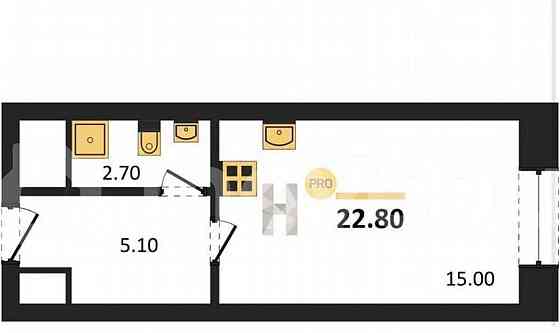 Студия, 22.8 м2, 15/28 эт. Москва