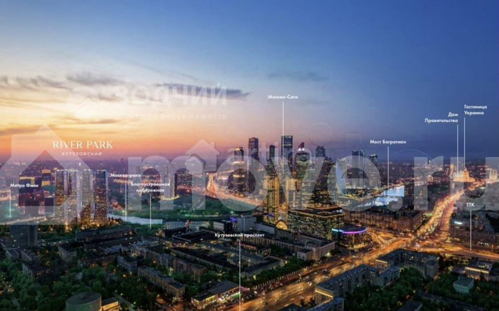 4-комн. квартира, 131.1 м2, 43/45 эт. Москва - изображение 2