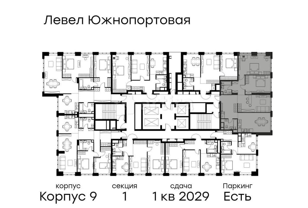 3-комн. квартира, 95.8 м2, 6/49 эт. Москва - изображение 3