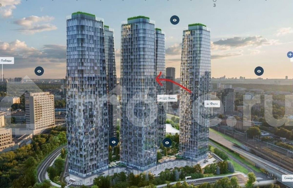4-комн. квартира, 122.2 м2, 34/46 эт. Москва - изображение 3