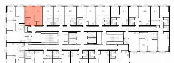 1-комн. квартира, 32.2 м2, 2/33 эт. Москва