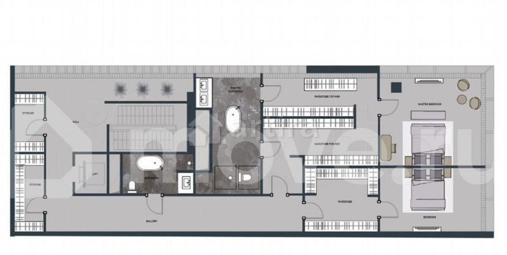 5-комн. апарт-ы, 588.1 м2, 66/66 эт. Москва - изображение 2