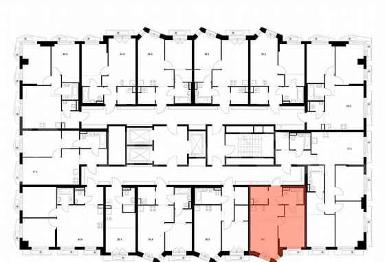1-комн. квартира, 35.1 м2, 18/23 эт. Москва