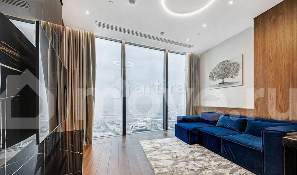 2-комн. апарт-ы, 60 м2, 77/95 эт. Москва - изображение 1