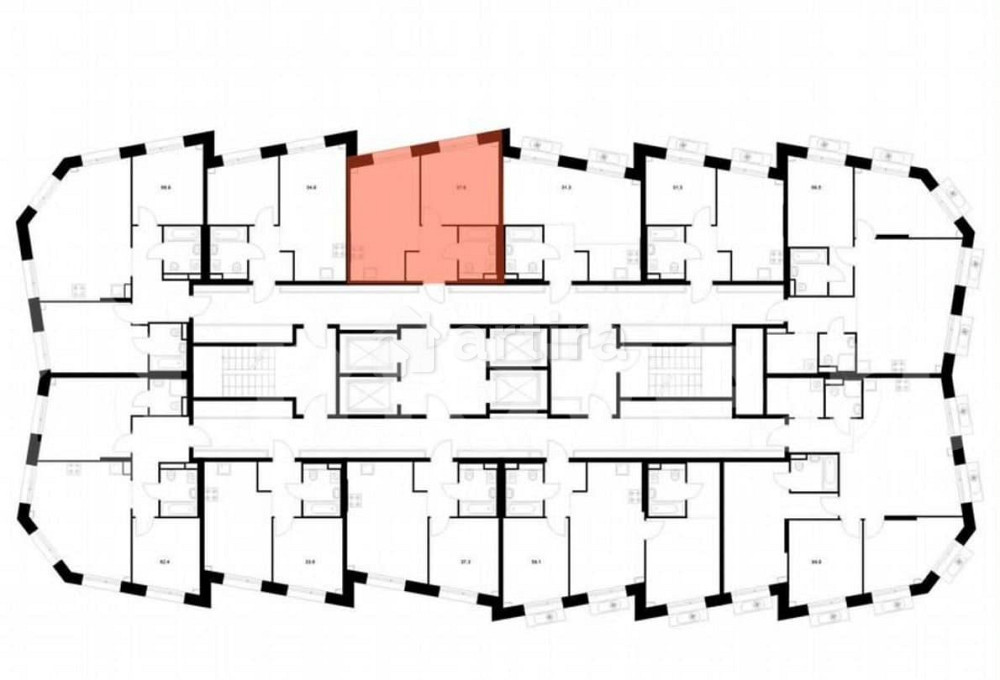1-комн. квартира, 37.8 м2, 19/22 эт. Москва - изображение 3