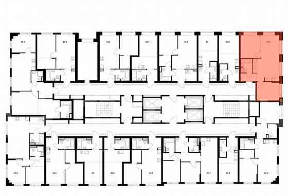 2-комн. квартира, 49.6 м2, 22/27 эт. Москва