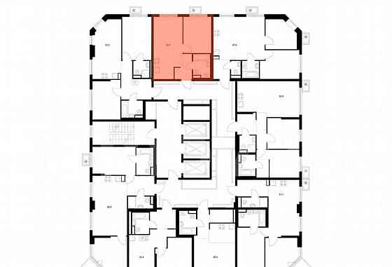 1-комн. квартира, 33.7 м2, 18/23 эт. Москва