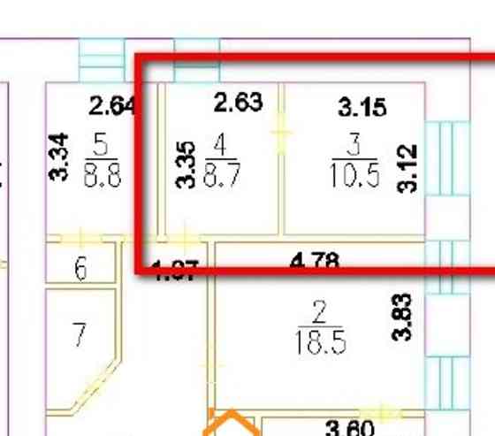 Комната, 33.89 м2, 2/8 эт. Москва