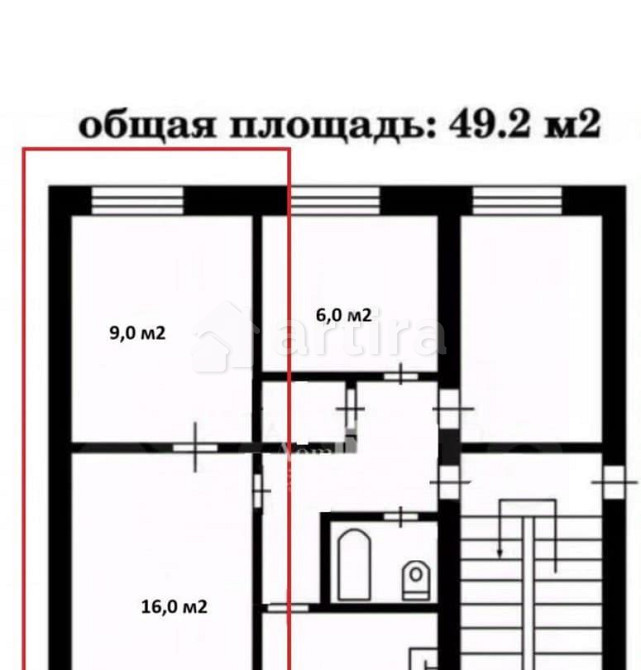 Комната, 25 м2, 5/5 эт. Санкт-Петербург - изображение 2