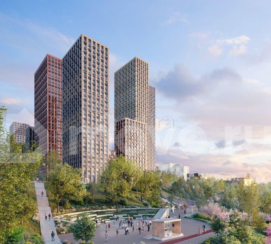 2-комн. квартира, 64.1 м2, 12/44 эт. Москва - изображение 2