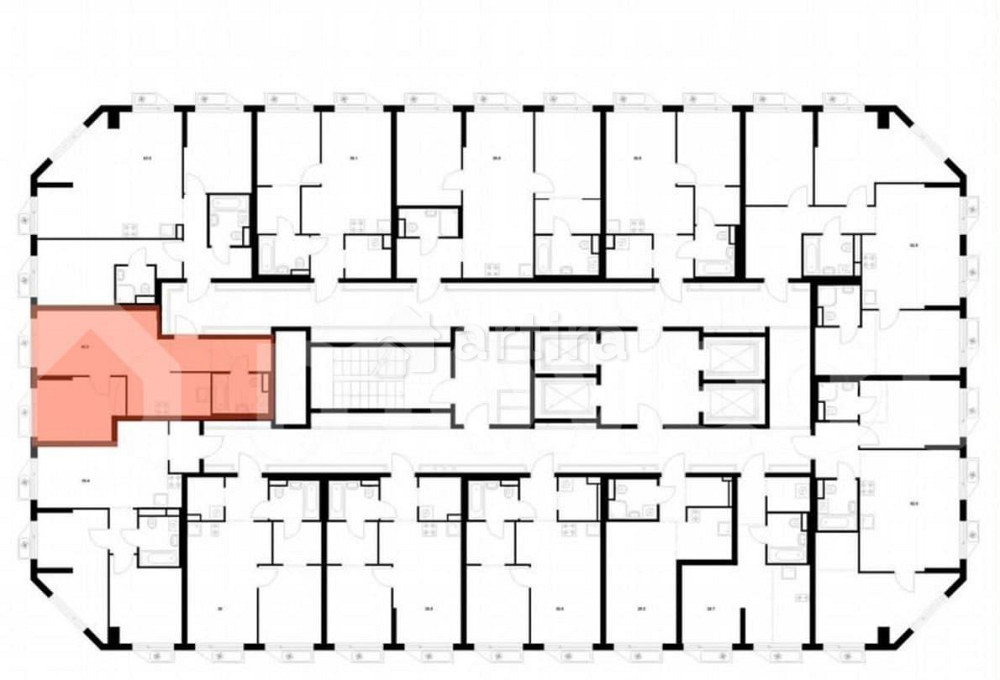 1-комн. квартира, 40.9 м2, 24/32 эт. Москва - изображение 2