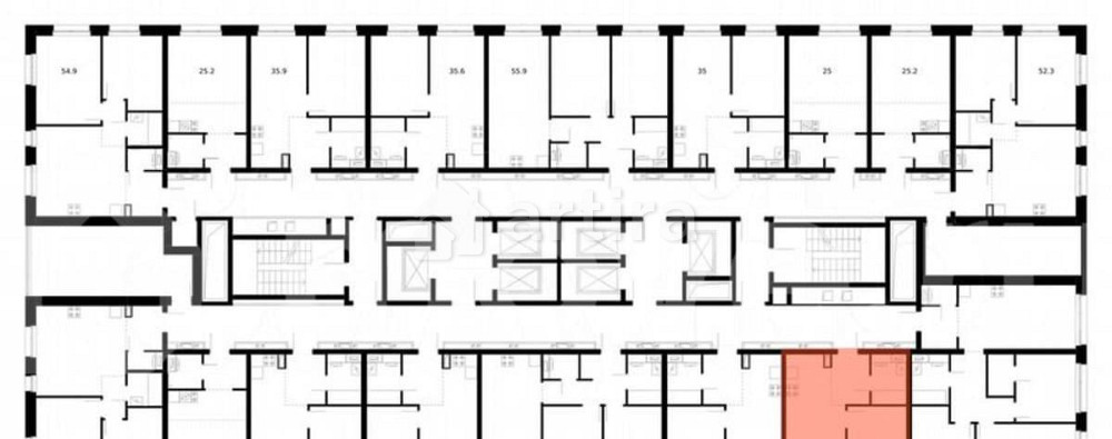 1-комн. квартира, 37.9 м2, 37/53 эт. Москва - изображение 2